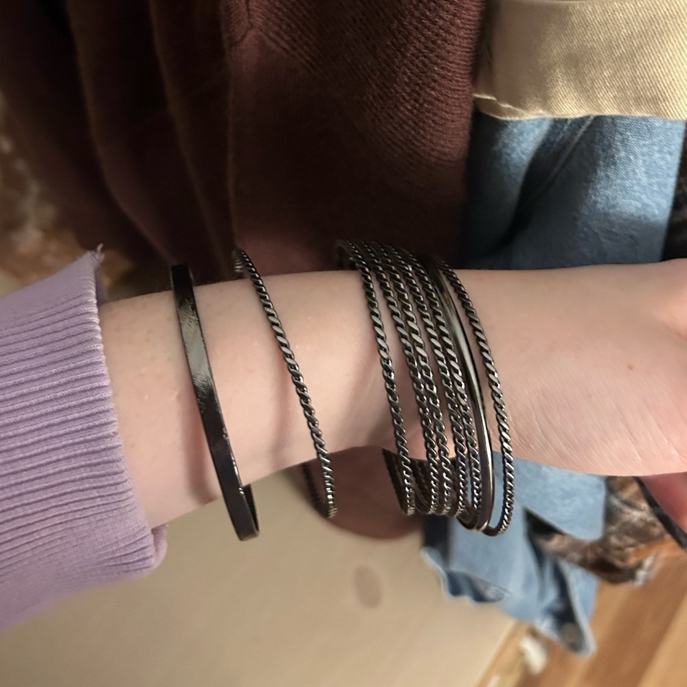 Funky Bangle Bracelet Stack - Picture 4 of 5
